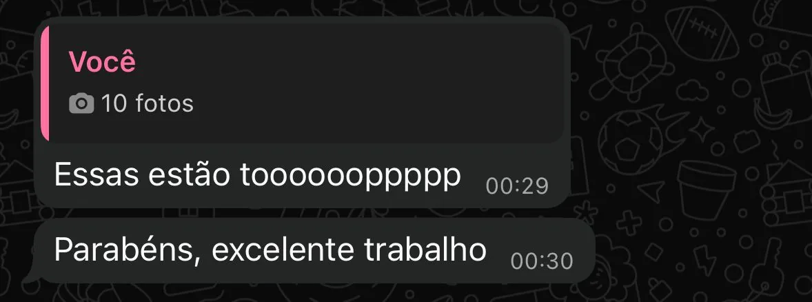 Depoimento de cliente AfterLens AI ensaio boudoir